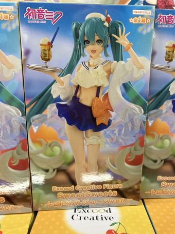 MÔ HÌNH Hatsune Miku - Piapro Characters - Exc∞d Creative - Sweet Sweets - Tropical Juice ver. (FuRyu)FIGURE CHÍNH HÃNG