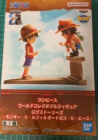 MÔ HÌNH Monkey D. Luffy - Portgas D. Ace - One Piece - Log Stories - World Collectable Figure (Bandai Spirits)FIGURE CHÍNH HÃNG