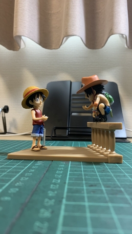 MÔ HÌNH Monkey D. Luffy - Portgas D. Ace - One Piece - Log Stories - World Collectable Figure (Bandai Spirits)FIGURE CHÍNH HÃNG