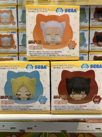 MÔ HÌNH Sakamoto - Nagumo - Shin - Sakamoto Days -  Ohiruneko - Ohiruneko Mini Figure (SEGA) FIGURE CHÍNH HÃNG