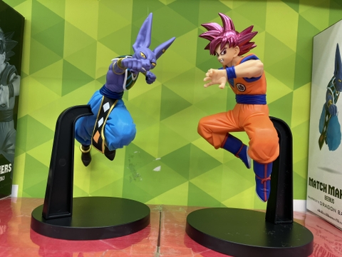 MÔ HÌNH Son Goku SSJ God - Dragon Ball Super - Match Makers (Bandai Spirits) FIGURE CHÍNH HÃNG