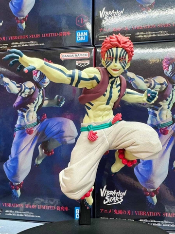 MÔ HÌNH Akaza - Kimetsu no Yaiba - Vibration Stars (Bandai Spirits) FIGURE CHÍNH HÃNG