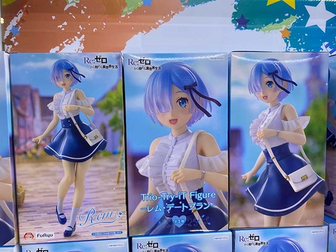 MÔ HÌNH Rem - Re:Zero kara Hajimeru Isekai Seikatsu - Trio-Try-iT Figure - Date Plan (FuRyu) FIGURE CHÍNH HÃNG