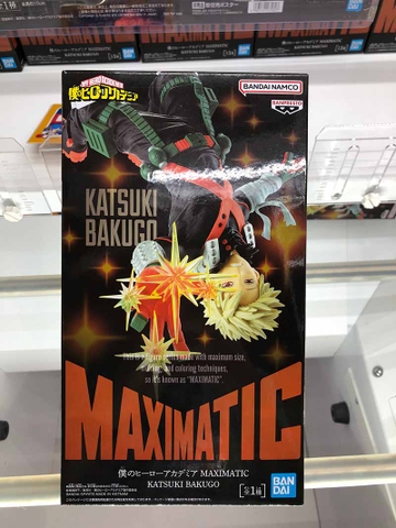 MÔ HÌNH Bakugo Katsuki - Boku no Hero Academia - Maximatic (Bandai Spirits) FIGURE CHÍNH HÃNG