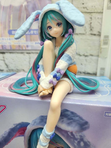 MÔ HÌNH  Hatsune Miku - Piapro Characters - Usamimi Pajama, Blue Ver. (FuRyu) FIGURE CHÍNH HÃNG