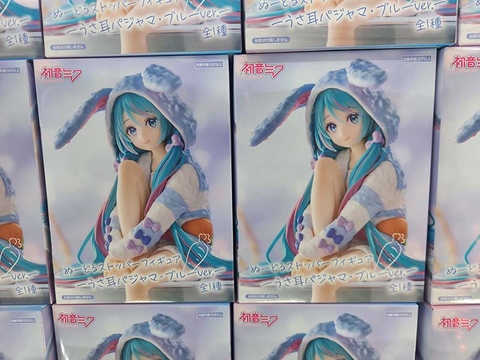 MÔ HÌNH  Hatsune Miku - Piapro Characters - Usamimi Pajama, Blue Ver. (FuRyu) FIGURE CHÍNH HÃNG