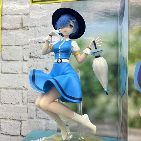 MÔ HÌNH Rem - Re:Zero kara Hajimeru Isekai Seikatsu - Trio-Try-iT - Retro Girl Fashion (FuRyu) FIGURE CHÍNH HÃNG