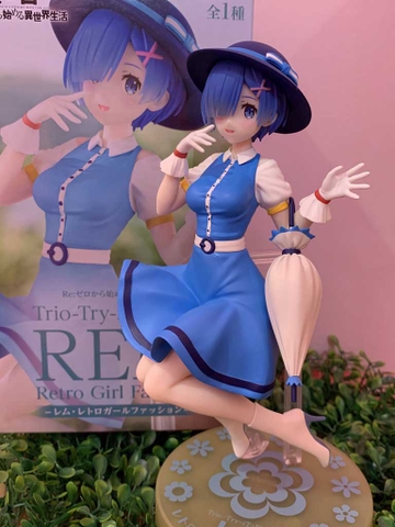 MÔ HÌNH Rem - Re:Zero kara Hajimeru Isekai Seikatsu - Trio-Try-iT - Retro Girl Fashion (FuRyu) FIGURE CHÍNH HÃNG