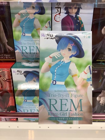 MÔ HÌNH Rem - Re:Zero kara Hajimeru Isekai Seikatsu - Trio-Try-iT - Retro Girl Fashion (FuRyu) FIGURE CHÍNH HÃNG