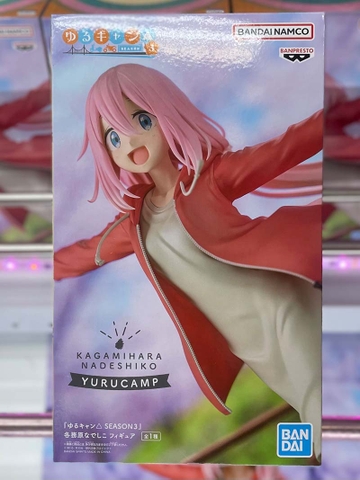 MÔ HÌNH Kagamihara Nadeshiko - Yurucamp Season 3 - Laid-Back Camp (Bandai Spirits)FIGURE CHÍNH HÃNG