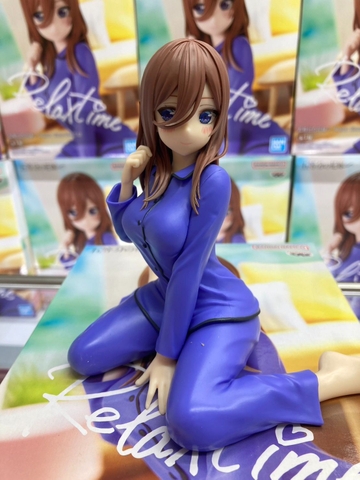 MÔ HÌNH Nakano Miku - Gotoubun no Hanayome ∬ - Relax Time (Bandai Spirits) FIGURE CHÍNH HÃNG