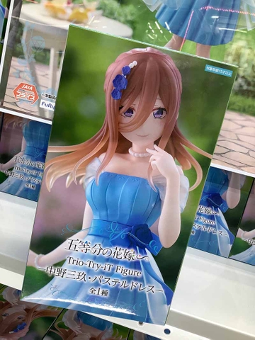 MÔ HÌNH Nakano Miku - Gotoubun no Hanayome∽ - Trio-Try-iT - Pastel Dress (FuRyu) FIGURE CHÍNH HÃNG