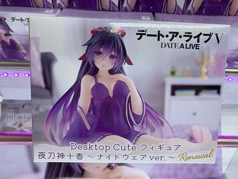 MÔ HÌNH Yatogami Tohka - Date A Live V - Desktop Cute - Nightwear Ver., Renewal (Taito) FIGURE CHÍNH HÃNG
