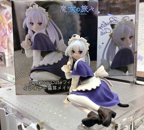 MÔ HÌNH Elaina - Majo no Tabitabi - Desktop Cute - Nekomimi Maid ver., Renewal (Taito) FIGURE CHÍNH HÃNG