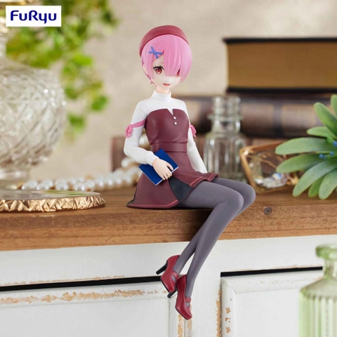 MÔ HÌNH Ram - Re:Zero kara Hajimeru Isekai Seikatsu - Noodle Stopper Figure - Bungaku Style (FuRyu) FIGURE CHÍNH HÃNG