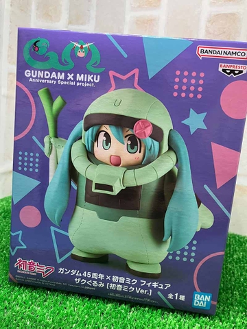 MÔ HÌNH Hatsune Miku - Piapro Characters - Gundam x Miku Anniversary Special Project - Zakugurumi (Bandai Spirits) FIGURE CHÍNH HÃNG