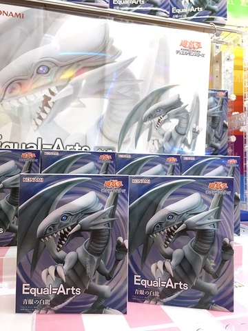 MÔ HÌNH Blue-Eyes White Dragon - Yu-Gi-Oh! Official Card Game - Equal Arts - Konami Prize Collection (Konami Amusement) FIGURE CHÍNH HÃNG