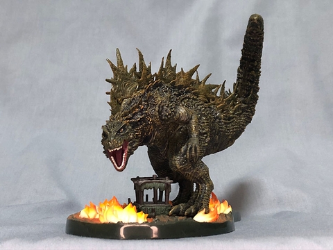 MÔ HÌNH Gojira - Gojira-1.0 - Art Vignette - Odo Shima Shuugeki Image (Bandai Spirits) FIGURE CHÍNH HÃNG