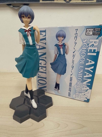 MÔ HÌNH Ayanami Rei - Evangelion Shin Gekijouban - High Premium Figure - Seifuku Ver. (Sega Fave) FIGURE CHÍNH HÃNG