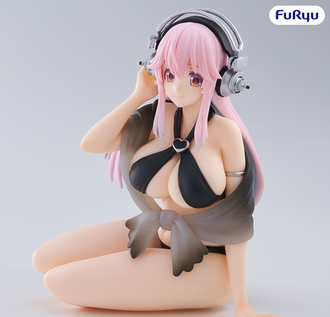 [Pre Order] MÔ HÌNH  Sonico - SoniComi (Super Sonico) - Noodle Stopper Figure - Black Bikini ver. (FuRyu) FIGURE CHÍNH HÃNG