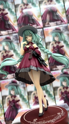 MÔ HÌNH Hatsune Miku - Vocaloid - Trio-Try-iT Figure - Red Dress Ver. (FuRyu) FIGURE CHÍNH HÃNG