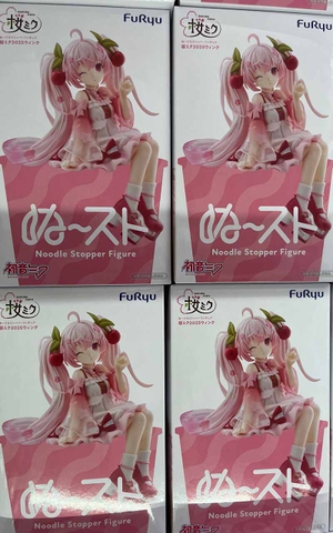 MÔ HÌNH Hatsune Miku - Vocaloid - Noodle Stopper Figure - Sakura, 2025, Wink Ver. (FuRyu) FIGURE CHÍNH HÃNG