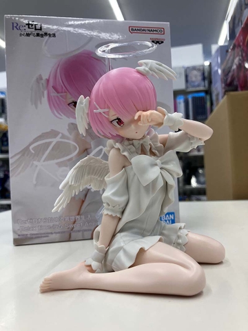 MÔ HÌNH Ram - Re:Zero kara Hajimeru Isekai Seikatsu - Relax Time - Sweet Angel Ver. (Bandai Spirits) FIGURE CHÍNH HÃNG