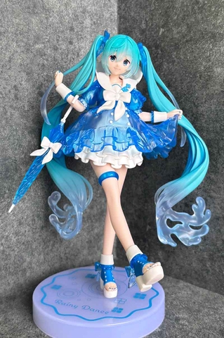 MÔ HÌNH Hatsune Miku - Vocaloid - Trio-Try-iT Figure - Raincoat (FuRyu) FIGURE CHÍNH HÃNG