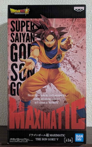 MÔ HÌNH Son Goku SSJ God - Dragon Ball Super - Maximatic (V) (Bandai Spirits) FIGURE CHÍNH HÃNG