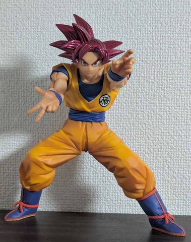MÔ HÌNH Son Goku SSJ God - Dragon Ball Super - Maximatic (V) (Bandai Spirits) FIGURE CHÍNH HÃNG