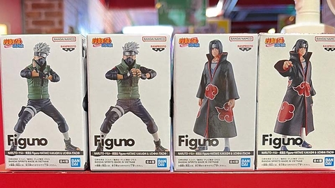 MÔ HÌNH Uchiha Itachi - Hatake Kakashi - Naruto Shippuuden - Figuno (Bandai Spirits) FIGURE CHÍNH HÃNG