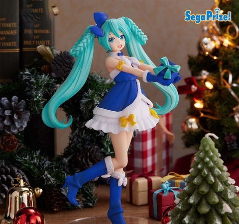 [PRE ORDER] MÔ HÌNH Hatsune Miku - Vocaloid - High Premium Figure - Sapphire Christmas Ver. (Sega Fave) FIGURE CHÍNH HÃNG