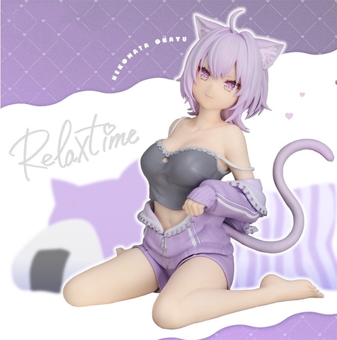 [PRE ORDER] MÔ HÌNH Hololive - Nekomata Okayu - Relax Time - Mengen Ishou Ver. (Bandai Spirits) FIGURE CHÍNH HÃNG