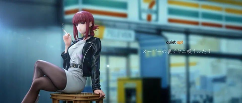 [PRE ORDER] MÔ HÌNH Yamada - Smoking Behind the Supermarket with You (QuietArt Studio) FIGURE CHÍNH HÃNG