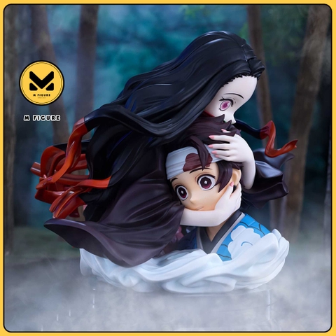 MÔ HÌNH Kamado Nezuko - Kamado Tanjirou - Kimetsu no Yaiba - ArtScale Memoria - Bust - Ichiban Kuji - Ichiban Kuji Kimetsu no Yaiba ~Tsunaida Kiseki~ (A Prize) (Bandai Spirits) FIGURE CHÍNH HÃNG