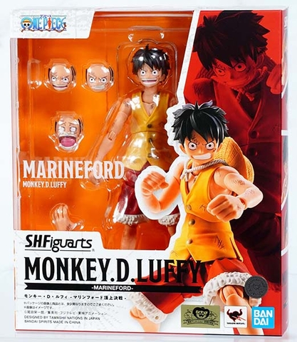 MÔ HÌNH Monkey D Luffy - One Piece - S.H.Figuarts - Marineford (Bandai Spirits) FIGURE CHÍNH HÃNG