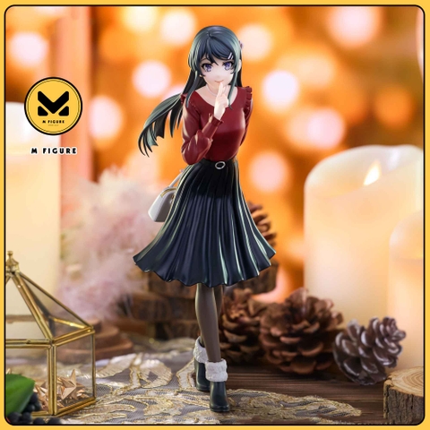 MÔ HÌNH Sakurajima Mai - Seishun Buta Yarou wa Bunny Girl Senpai no Yume wo Minai - Trio-Try-iT - Winter Coord ver. (FuRyu) FIGURE CHÍNH HÃNG