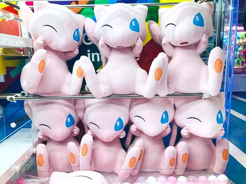 BÔNG Mew - Pocket Monsters - Mecha Mofugutto Nuigurumi - Nikkori Ver. (Bandai Spirits) PLUSH CHÍNH HÃNG