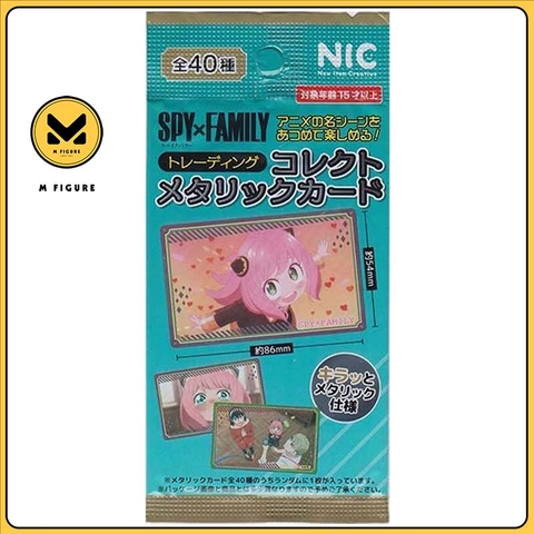 THẺ BÀI SPY×FAMILY Collect Metallic Cards PACK CARD CHÍNH HÃNG