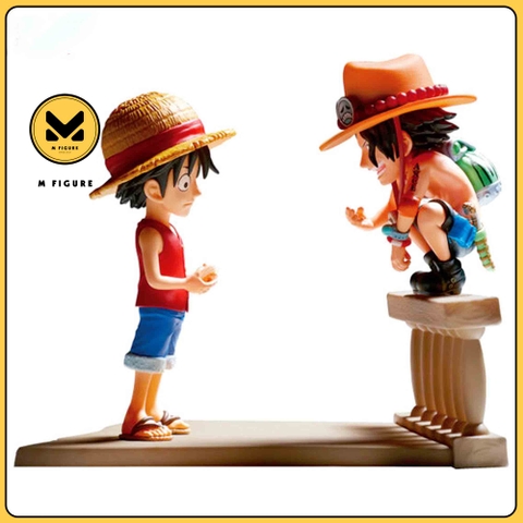 MÔ HÌNH Monkey D. Luffy - Portgas D. Ace - One Piece - Log Stories - World Collectable Figure (Bandai Spirits)FIGURE CHÍNH HÃNG
