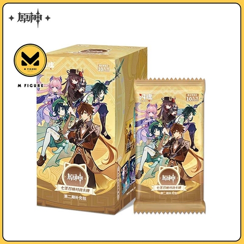 THẺ BÀI Genshin Impact Official - Seven Saints Call Battle Card - Booster Pack vol.2 (miHoYo) CHÍNH HÃNG