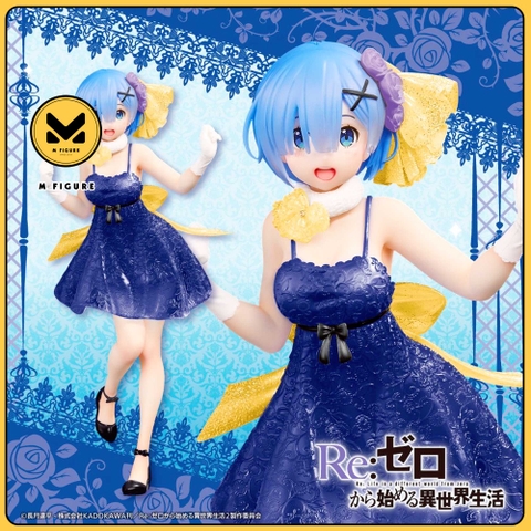 MÔ HÌNH Rem - Re:Zero kara Hajimeru Isekai Seikatsu - Precious Figure - Clear Dress ver., Renewal (Taito)FIGURE CHÍNH HÃNG