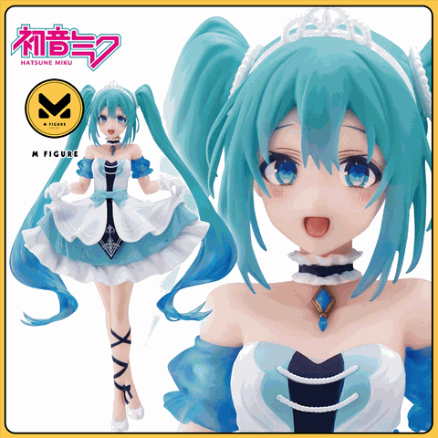 MÔ HÌNH Hatsune Miku - Vocaloid - Piapro Characters - Hatsune Miku Wonderland Series - Cinderella (Taito) FIGURE CHÍNH HÃNG