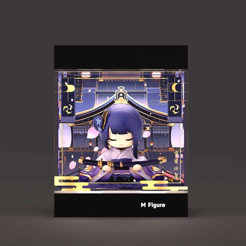 Hộp Trưng Bày MÔ HÌNH Raiden Shogun - Genshin Impact - God of Thunder (Apex)(M Figure)Mica Box