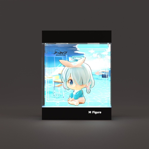 Hộp Trưng Bày Mô Hình Blue Archive - Arona - Osuwari Figure (Bandai Spirits)(M Figure)Mica Box