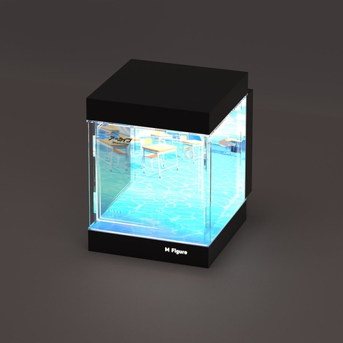 Hộp Trưng Bày Mô Hình Blue Archive - Arona - Osuwari Figure (Bandai Spirits)(M Figure)Mica Box