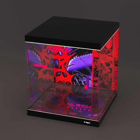 Hộp Trưng Bày Mô Hình Ulrich - Erotics Gear-Girl Rouge Illustration - 1/6 Scale Figure(Gentlemen)(M Figure)Mica Box