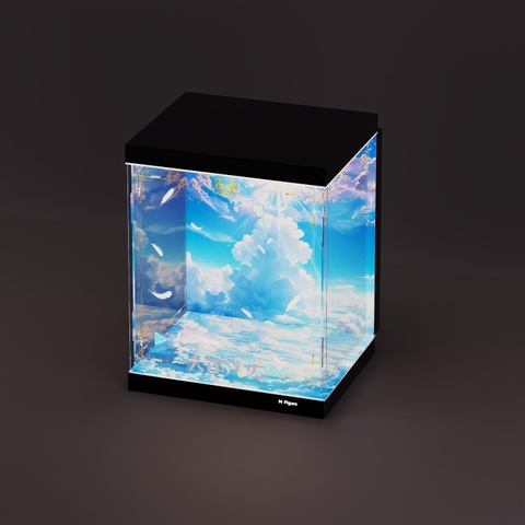 Hộp Trưng Bày Mô Hình Amane Kanata - Hololive Production - 1/7 (Claynel)(M Figure)Mica Box