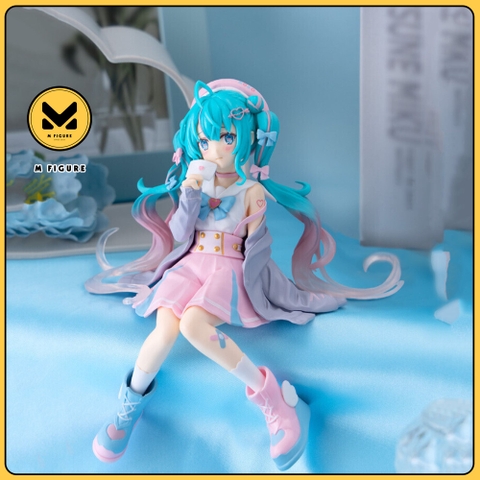 MÔ HÌNH Hatsune Miku - Piapro Characters - Noodle Stopper Figure - Koisuru Sailor Fuku, Gray ver. (FuRyu) FIGURE CHÍNH HÃNG