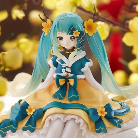 MÔ HÌNH Hatsune Miku - Vocaloid - Noodle Stopper Figure - 2025 New Year Ver. (FuRyu) FIGURE CHÍNH HÃNG